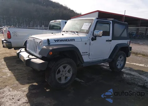 2014 Jeep Wrangler Sport из США, поврежденный, VIN 1C4AJWAG9EL143969